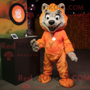 Figura de máscara de lobo...