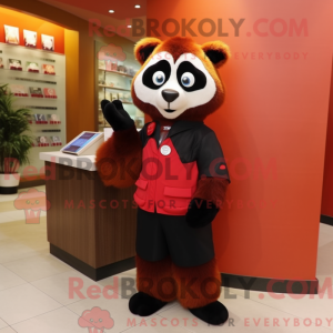 Figura de máscara de panda...
