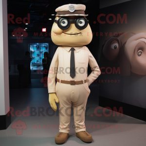 Beige Cyclops mascotte...