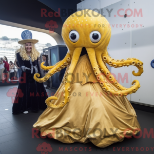 Máscara Gold Kraken com...