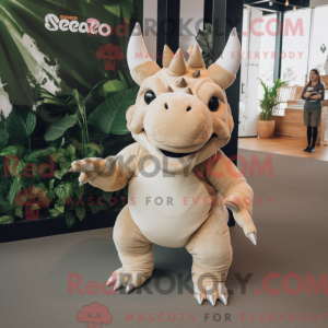 Beige Triceratops...