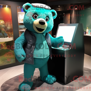 Figura de máscara de urso...