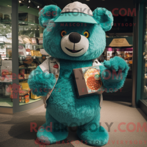 Figura de máscara de urso...