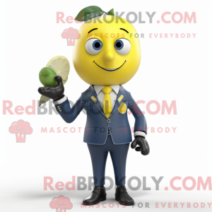 Navy Lemon mascottekostuum...