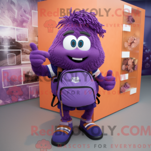 Disfraz de mascota Purple...