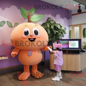 Peach Grape maskot kostume...