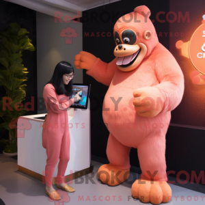 Máscara Peach Gorilla com...