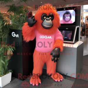 Máscara Peach Gorilla com...