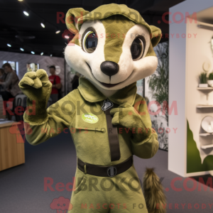 Costume mascotte de belette...