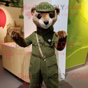 Costume mascotte de belette...