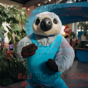 Cyan Giant Sloth máscara de...