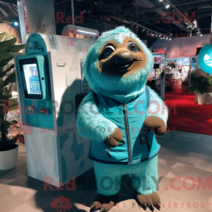 Disfraz de mascota Cyan...