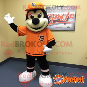 Orange Shepard S Pie maskot...