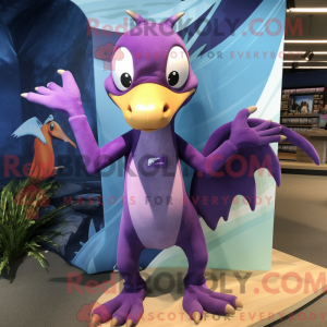 Lilla Pterodactyl maskot...