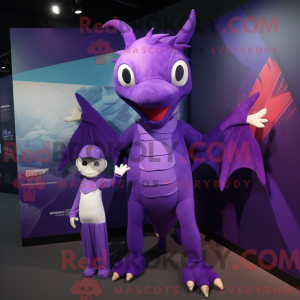Lilla Pterodactyl maskot...