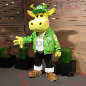 Disfraz de mascota de vaca...