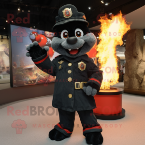 Schwarzer Feuerwehrmann...