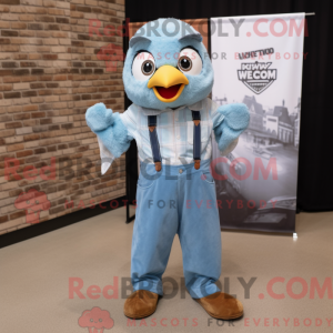 Disfraz de mascota Sky Blue...