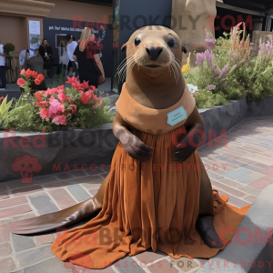 Rust Sea Lion maskot...