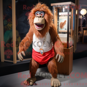 Rust Bavian maskot drakt...