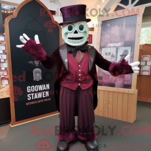 Maroon Graveyard mascot...