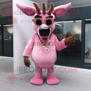 Personagem de mascote Pink...