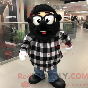 Disfraz de mascota de Black...