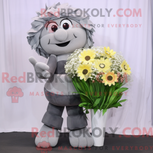 Gray Bouquet Of Flowers...