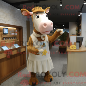 Mascotte de vache de...