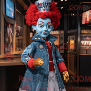 Red Queen maskot kostume...