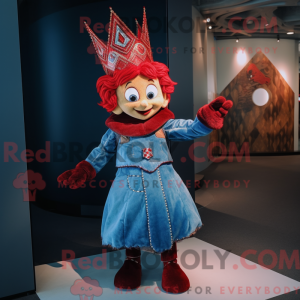 Figura de máscara da Rainha...