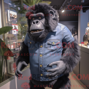 Gorilla maskot kostyme...