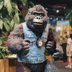 Gorilla maskot kostyme...