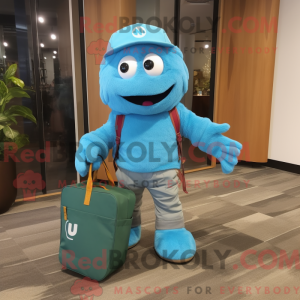 Blue Raspberry Maskottchen...
