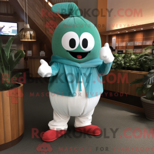 Postava maskota Teal Radish...