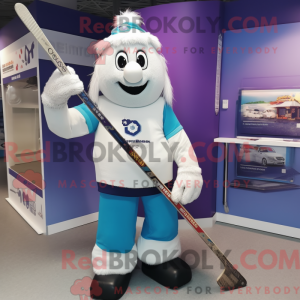 Ice Hockey Stick maskot...