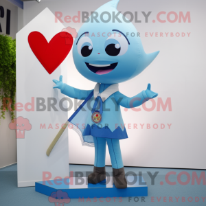 Postava maskota Sky Blue...