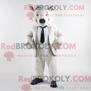 White Wild Boar mascot...