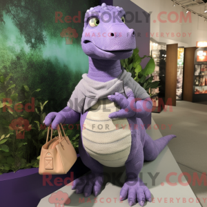 Lavendel Iguanodon maskot...