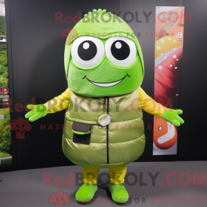 Personaggio mascotte lime...