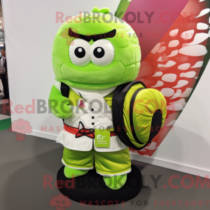 Personaggio mascotte lime...