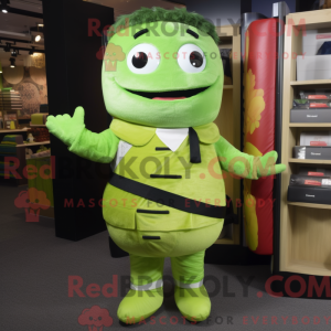 Personaggio mascotte lime...