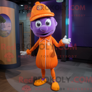 Disfraz de mascota naranja...
