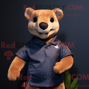 Jaguarundi maskot kostume...