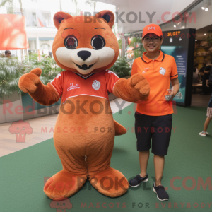Jaguarundi mascot costume...