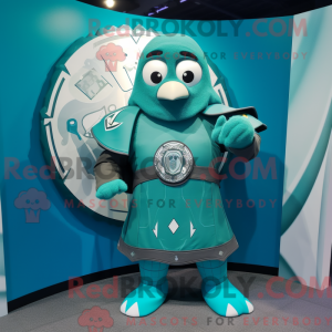 Postava maskota Teal Celtic...