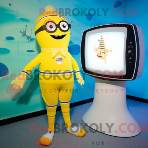 A figura de máscara de TV...