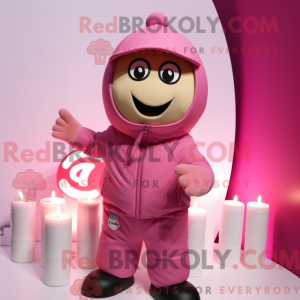 Maskottchenkostüm Rosa...