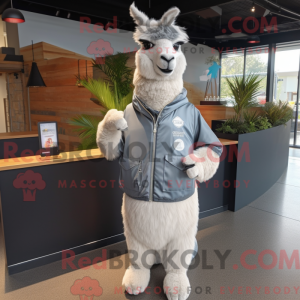 Costume mascotte de lama...