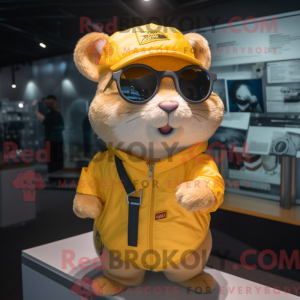 Gelber Hamster Maskottchen...